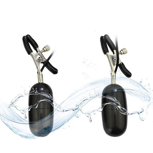 BDSM Sensation Overload Vibrating Nipple Clamps