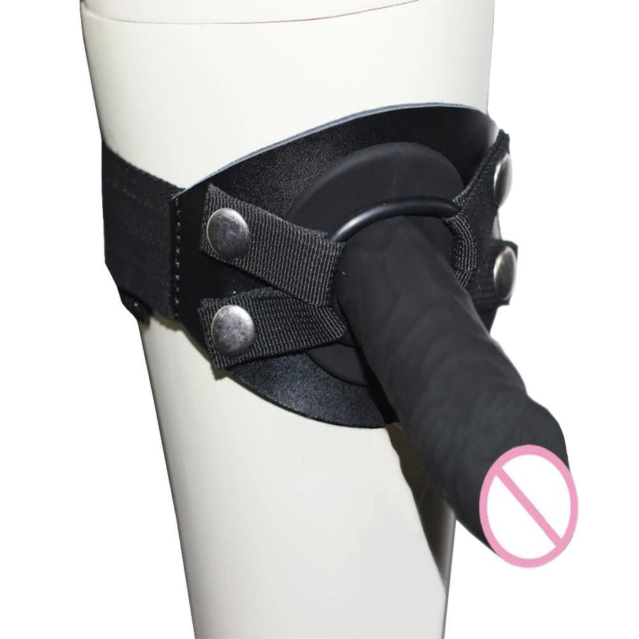 Black Thigh Strap On, gallery view 2
