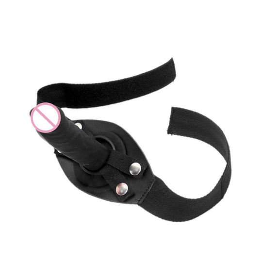 Black Thigh Strap On product view