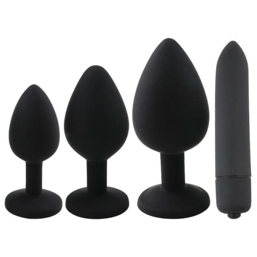 Anal-Masturbations-Buttplug-Set 4-teilig BDSM