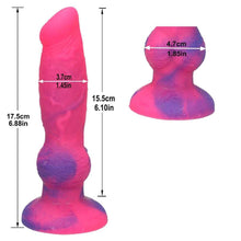 Lade das Bild in den Galerie-Viewer, Hundeknoten-Dildo zum Umschnallen, wasserdicht
