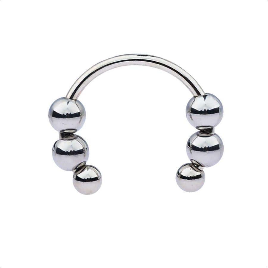 Beaded Stainless Glans Ring BDSM, gallery view 13