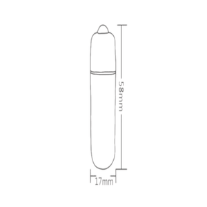 Vibrierender Analplug aus Silikon für den G-Punkt mit Finger