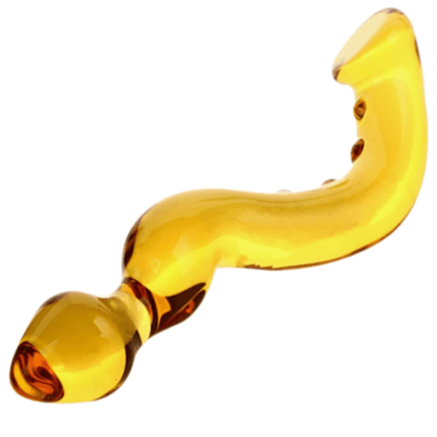 G Spot Stimulating 7 Inch Glass Dildo BDSM product view