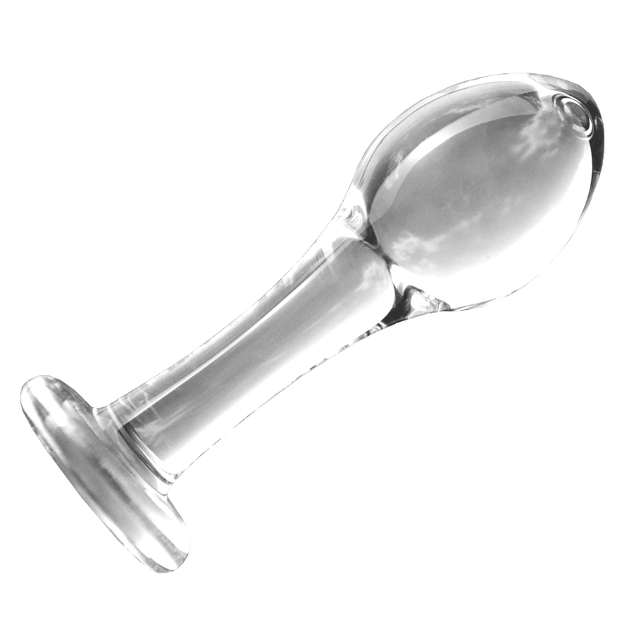 Cute and Tiny Glass Butt Plug 3.35 Inches Long BDSM product view