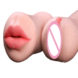 No-Nonsense Dual Channel Realistic Blowjob Toy BDSM