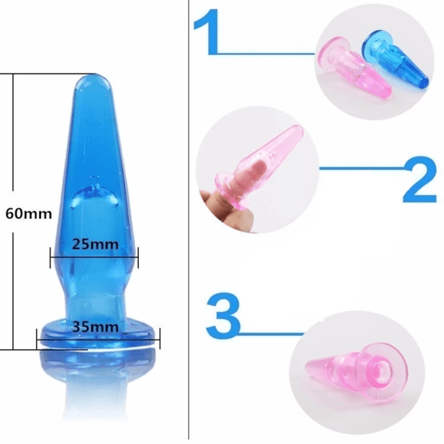Finger G-Spot Silicone Vibrating Butt Plug, gallery view 13