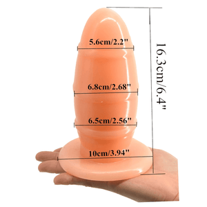 Football-Shaped Suction Cup Butt Plug