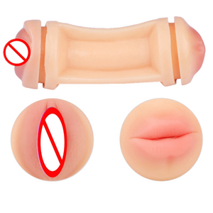 Double Hole Male Oral Simulator BDSM