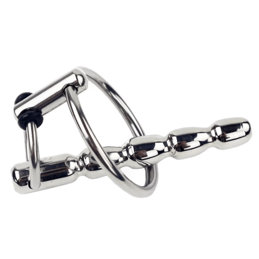 Beaded Dual-Ring Hollow Urethral Sound, gallery view 4