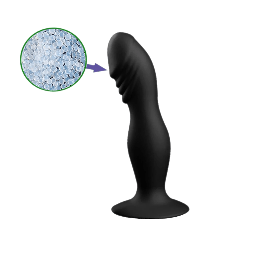 Long Curvy Cock Vibrating Butt Plug BDSM, gallery view 5