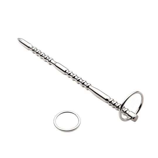 Beaded Metal Urethral Sound BDSM product view