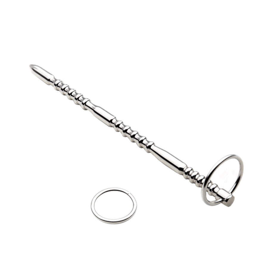 Beaded Metal Urethral Sound BDSM product view