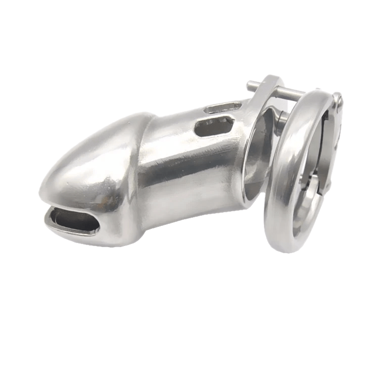 Daisy Metal Chastity Device 3.74 inches long, gallery view 2
