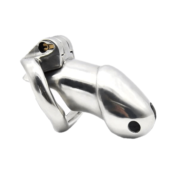 Valerie Metal Chastity Device 3.35 inches and 3.54 inches long product view