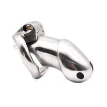 Load image into Gallery viewer, Valerie Metal Chastity Device 3.35 inches and 3.54 inches long
