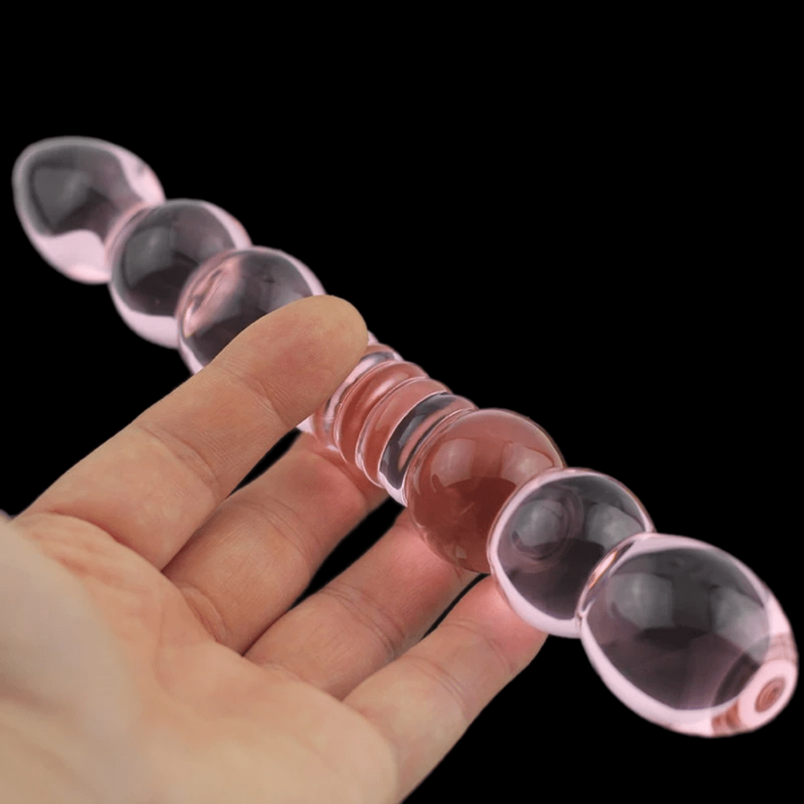 Delight and Mesmerize Pink Double Headed Dildo BDSM, gallery view 2