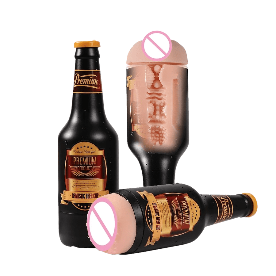 Beer Bottle Electric Male Masturbator BDSM, gallery view 4