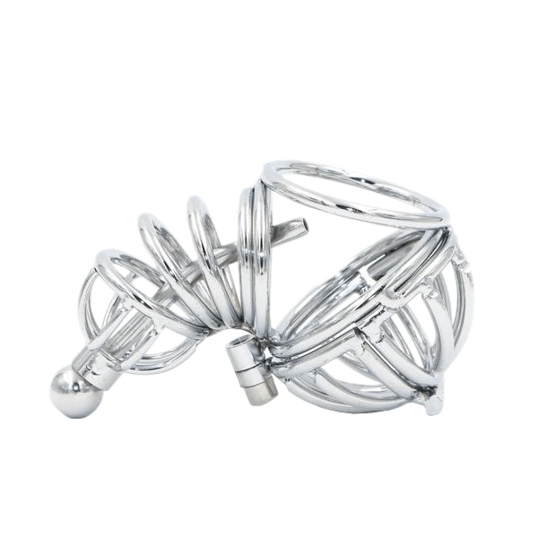 Brielle Metal Chastity Device 3.94 inches long, gallery view 2