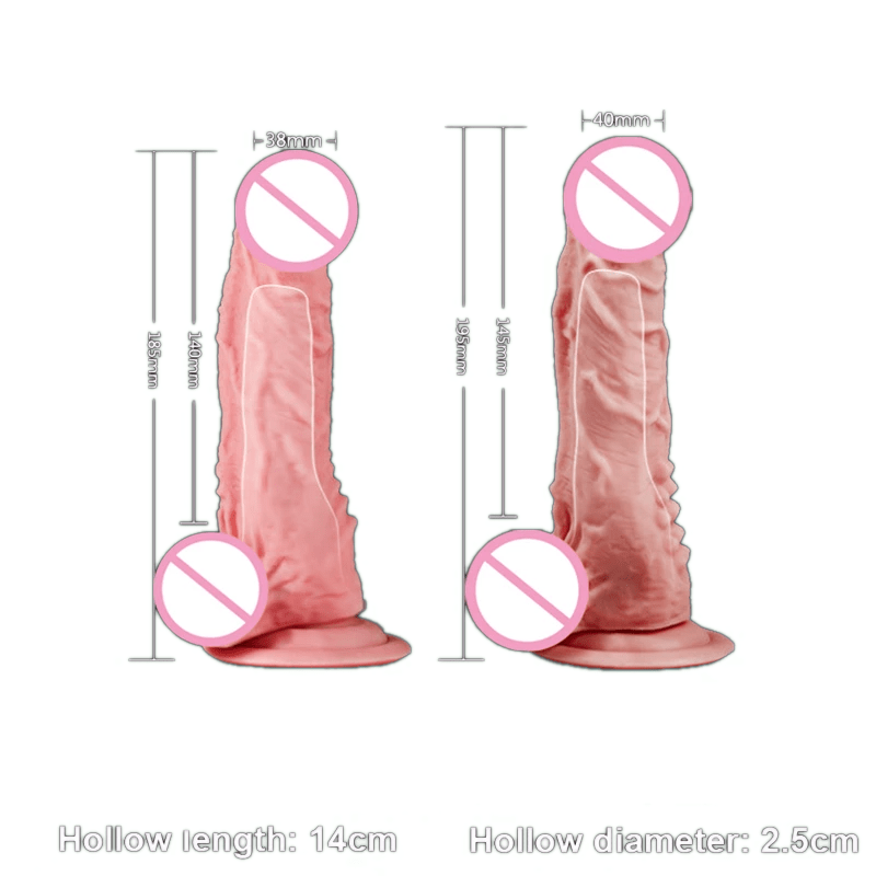 Hollow Pegging Dildo With Strap On Harness, gallery view 5