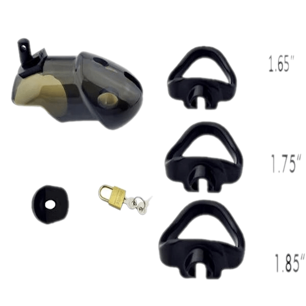 Ariel Plastic Chastity Cage 2.95 Inches Long, gallery view 6