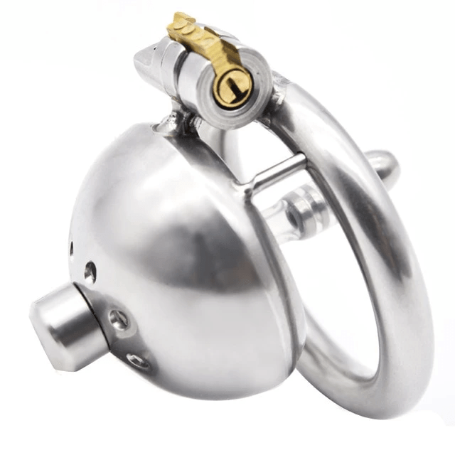 Reagan Male Chastity Device with Urethral Tube 0.98 inch long product view