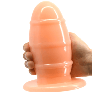 Football-Shaped Suction Cup Butt Plug