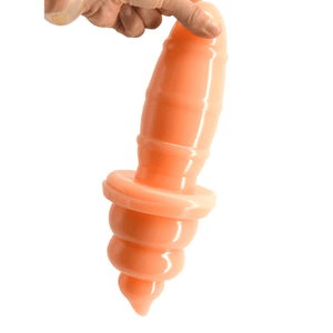 Football-Shaped Suction Cup Butt Plug