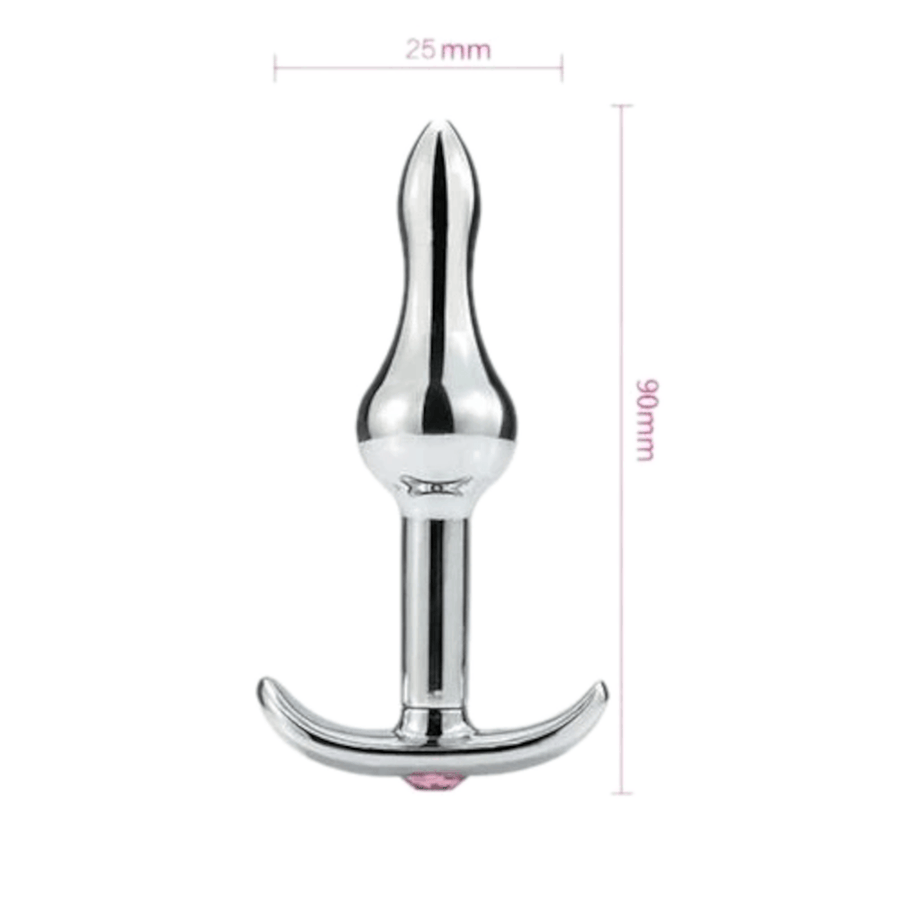 Erotic Random-Colored Jeweled Butt Plug, gallery view 8