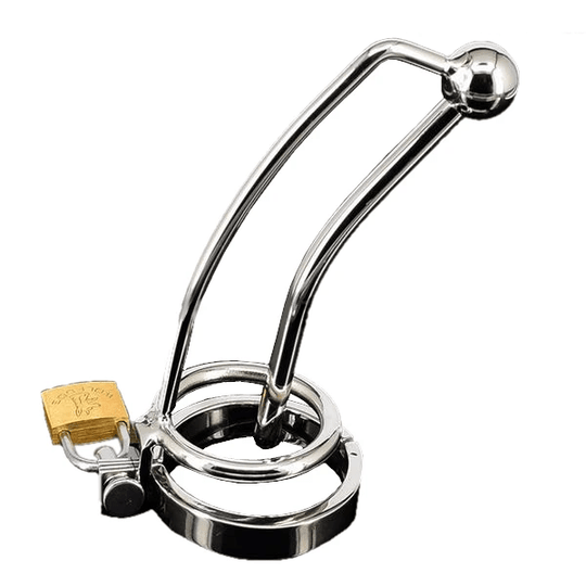 Ruby Chastity Cage 2.56 inches long product view