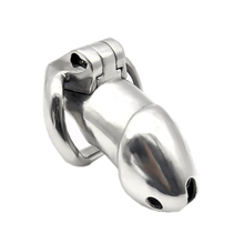 Load image into Gallery viewer, Valerie Metal Chastity Device 3.35 inches and 3.54 inches long
