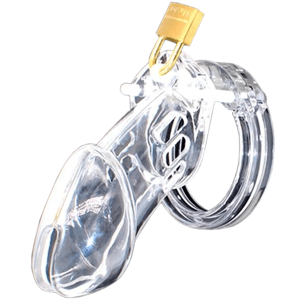 Margaret Resin Chastity Cage 2.75 inches and 3.55 inches long product view