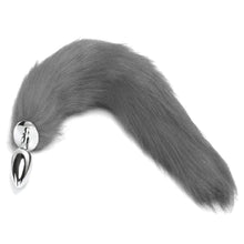 Lade das Bild in den Galerie-Viewer, Flirty Cat Tail Plug 16 Zoll lang BDSM
