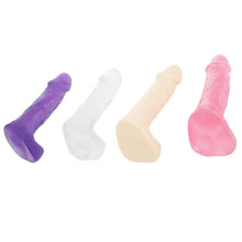 Load image into Gallery viewer, 4&quot;Jelly Silicone Dildo Plug Soft
