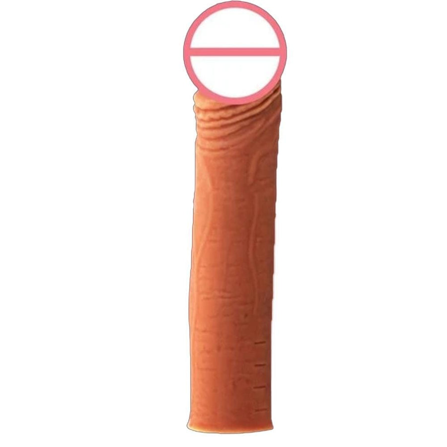 Reusable Silicone Penis Enlargement Sheath BDSM, gallery view 4