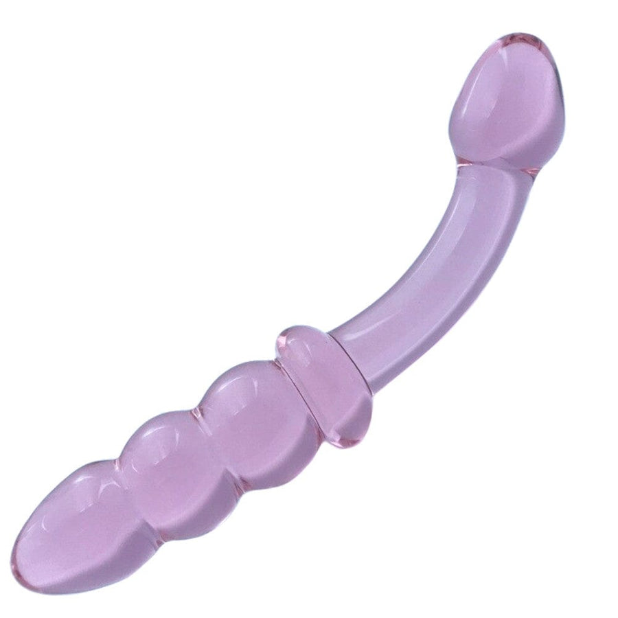 Pink Sexy Double Ended Beaded Dildo BDSM product view