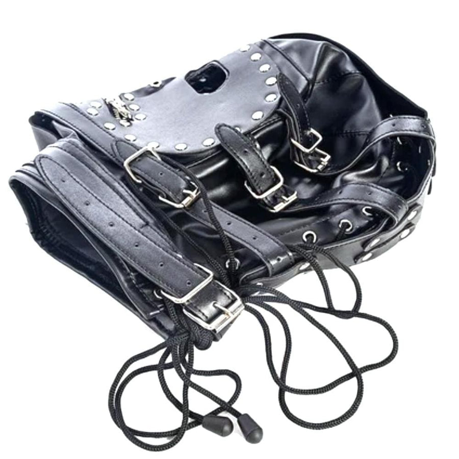 Full Face Leather BDSM Mask BDSM, gallery view 6
