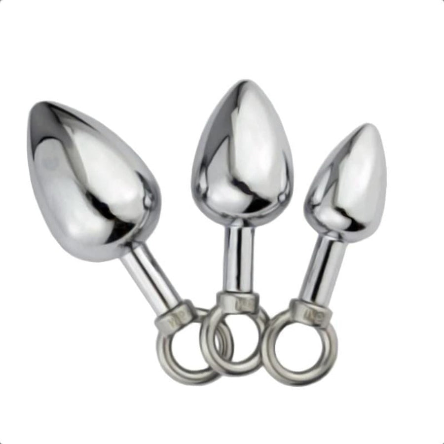 Rectal Stimulator Metal Butt Plug BDSM product view