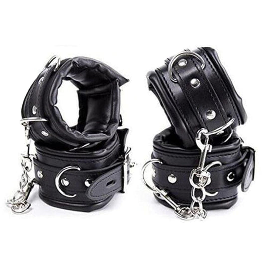 Badass Leather Cuffs BDSM product view