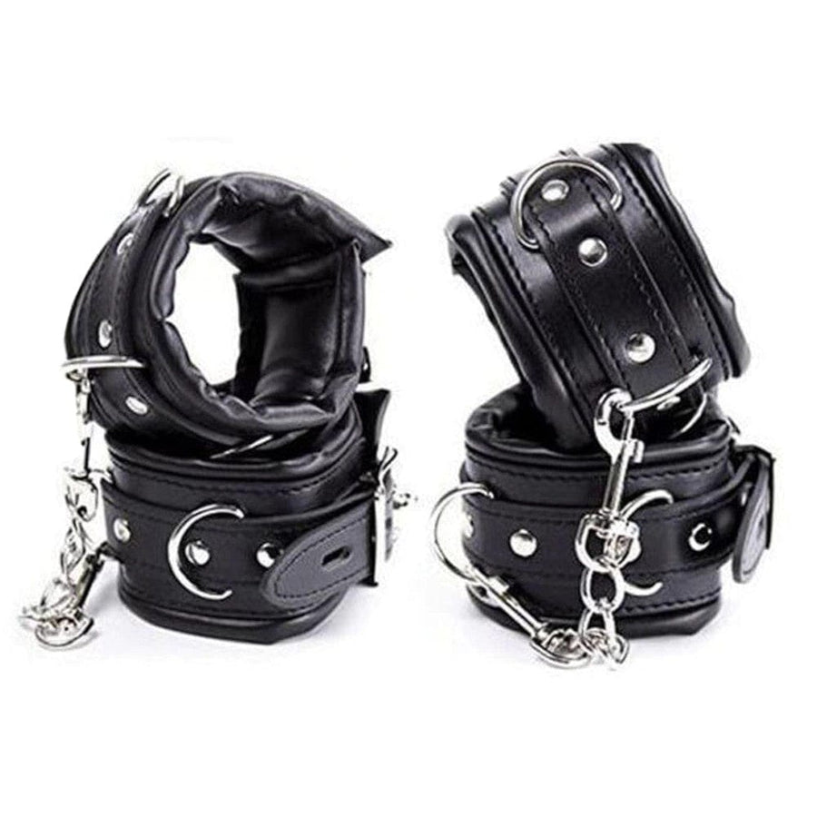 Badass Leather Cuffs BDSM product view
