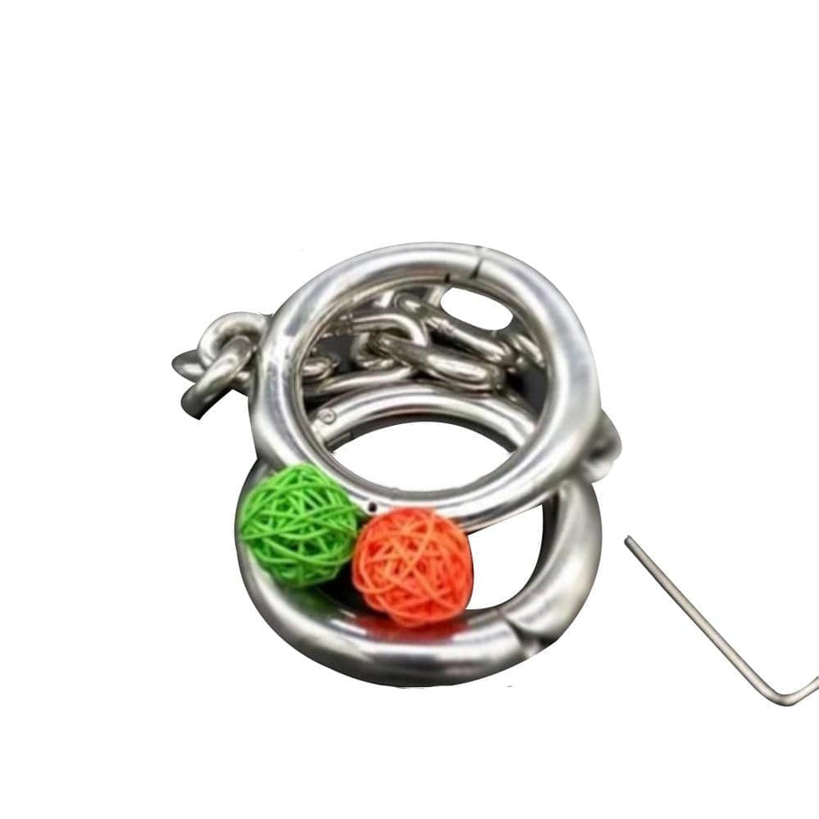 Kinky Stainless Steel Shackles BDSM product view