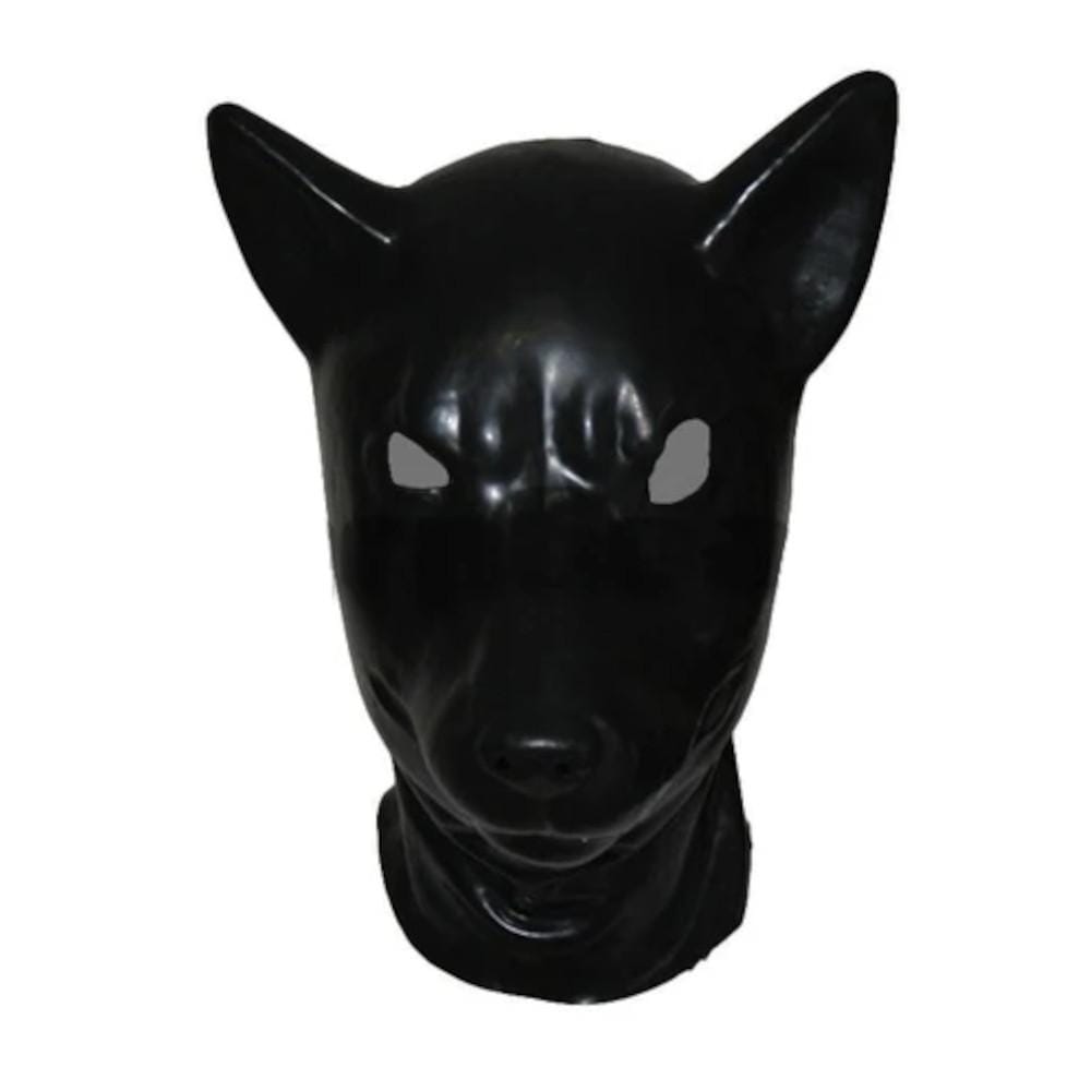 Masque de chien fétichiste pour jeu animalier BDSM