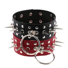 Load image into Gallery viewer, Spiked Bondage Submissive Collar
