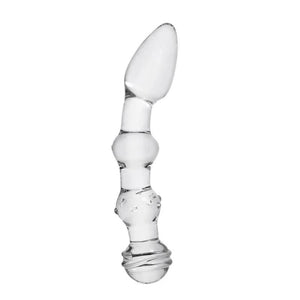 Personal Happiness Curved Glass Dildo