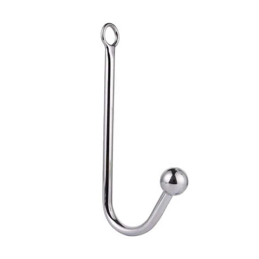 Stainless Steel Beaded Anal Hook 9.07 to 9.84 Inches Long, gallery view 5