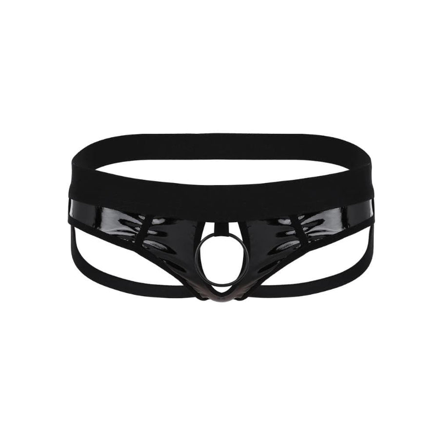 Low-Rise Spandex Strap On Cock Ring BDSM, gallery view 3