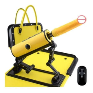 Machine sexuelle portable jaune irrésistible