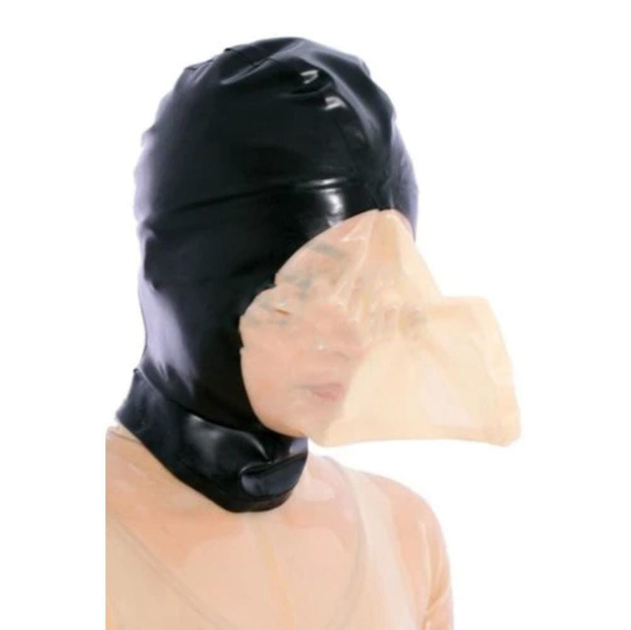 Full Coverage Rubber Bondage Hood BDSM, gallery view 2