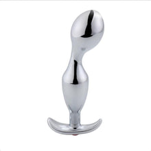 Load image into Gallery viewer, Jeweled Stainless Metal Butt Plug  BDSM
