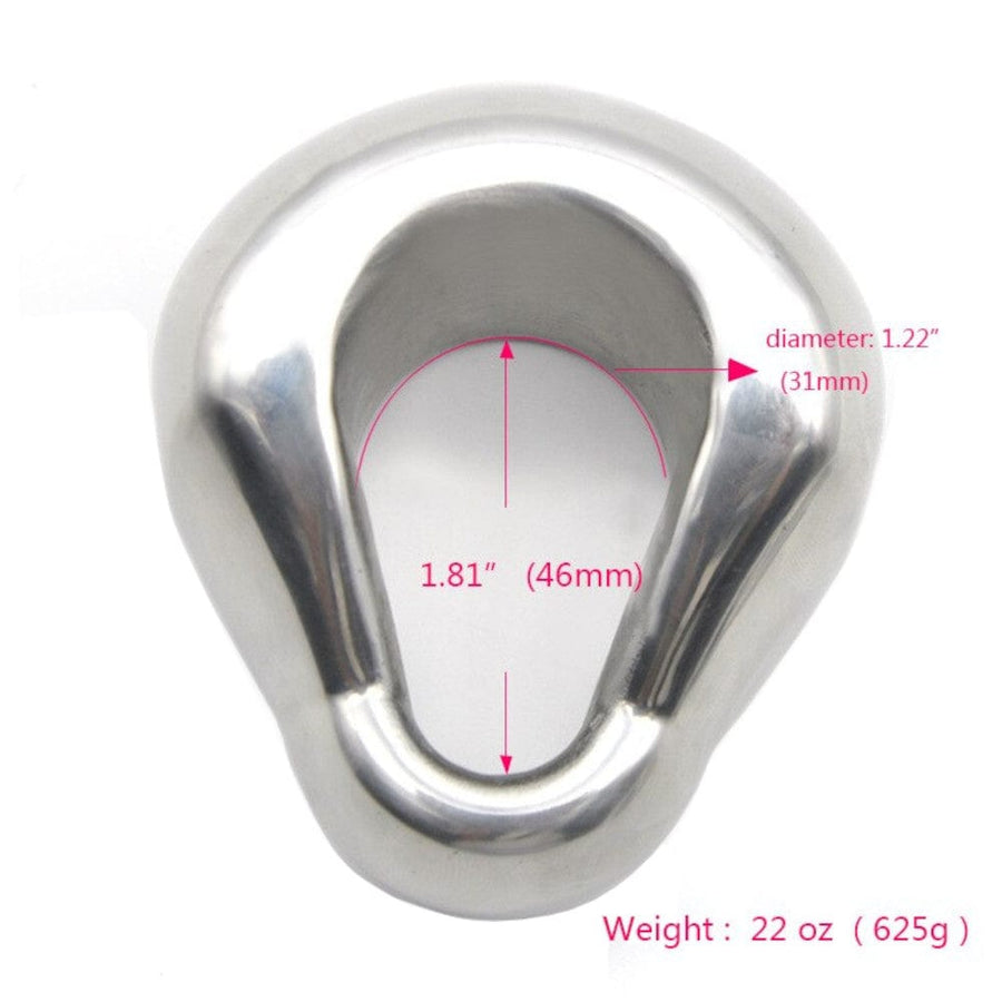 BDSM Testicle Stretcher Cock Ring Jewelry, gallery view 5